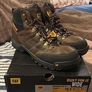 Men's Threshold WP ST Brown Boots by Catepillar